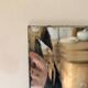 Antique bevelled mirror