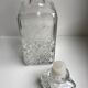 70s glass whiskey decanter