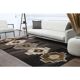 1970s Turkish Hand-Knotted Wool Cotton Brown Runner Rug 149x320