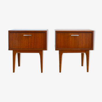 Pair of vintage bedside tables 1960s