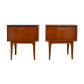 Pair of vintage bedside tables 1960s
