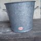 Bassine lessiveuse en zinc