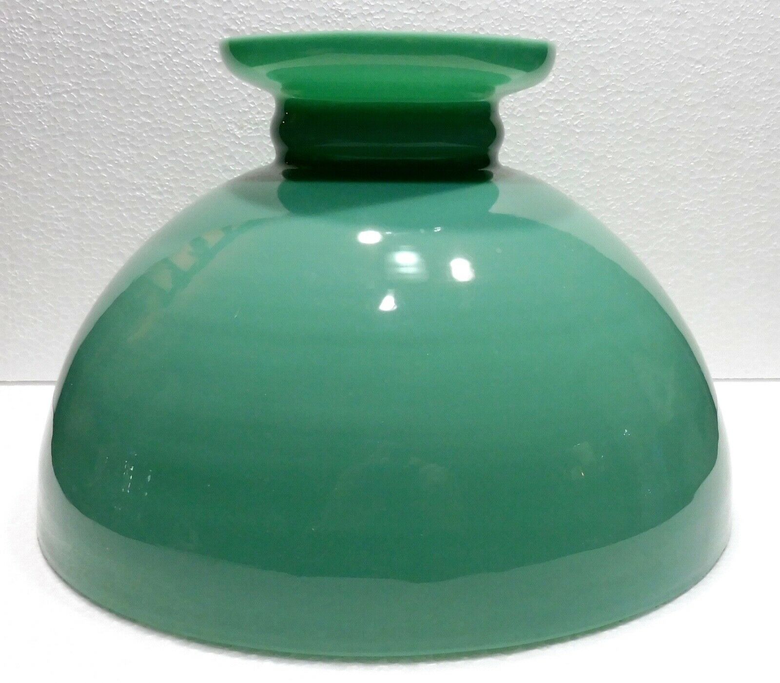 Green opaline lampshade 19th century