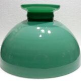 Green opaline lampshade 19th century