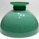Green opaline lampshade 19th century
