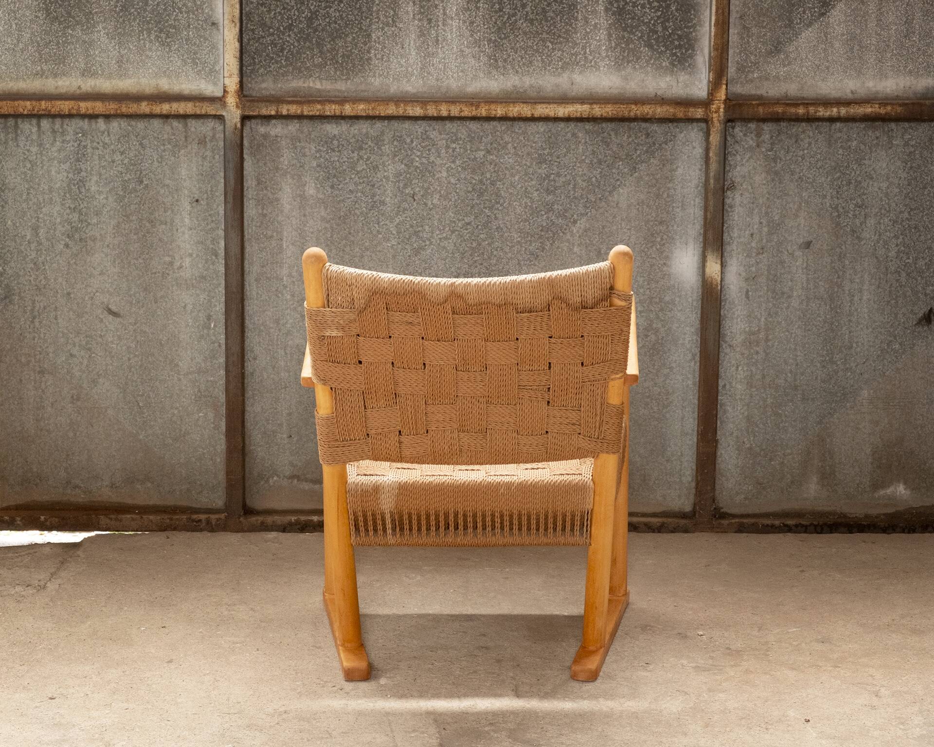 Karl Schrøder Lounge Chair Model 1641 for Fritz Hansen, 1940s Denmark