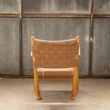 Karl Schrøder Lounge Chair Model 1641 for Fritz Hansen, 1940s Denmark