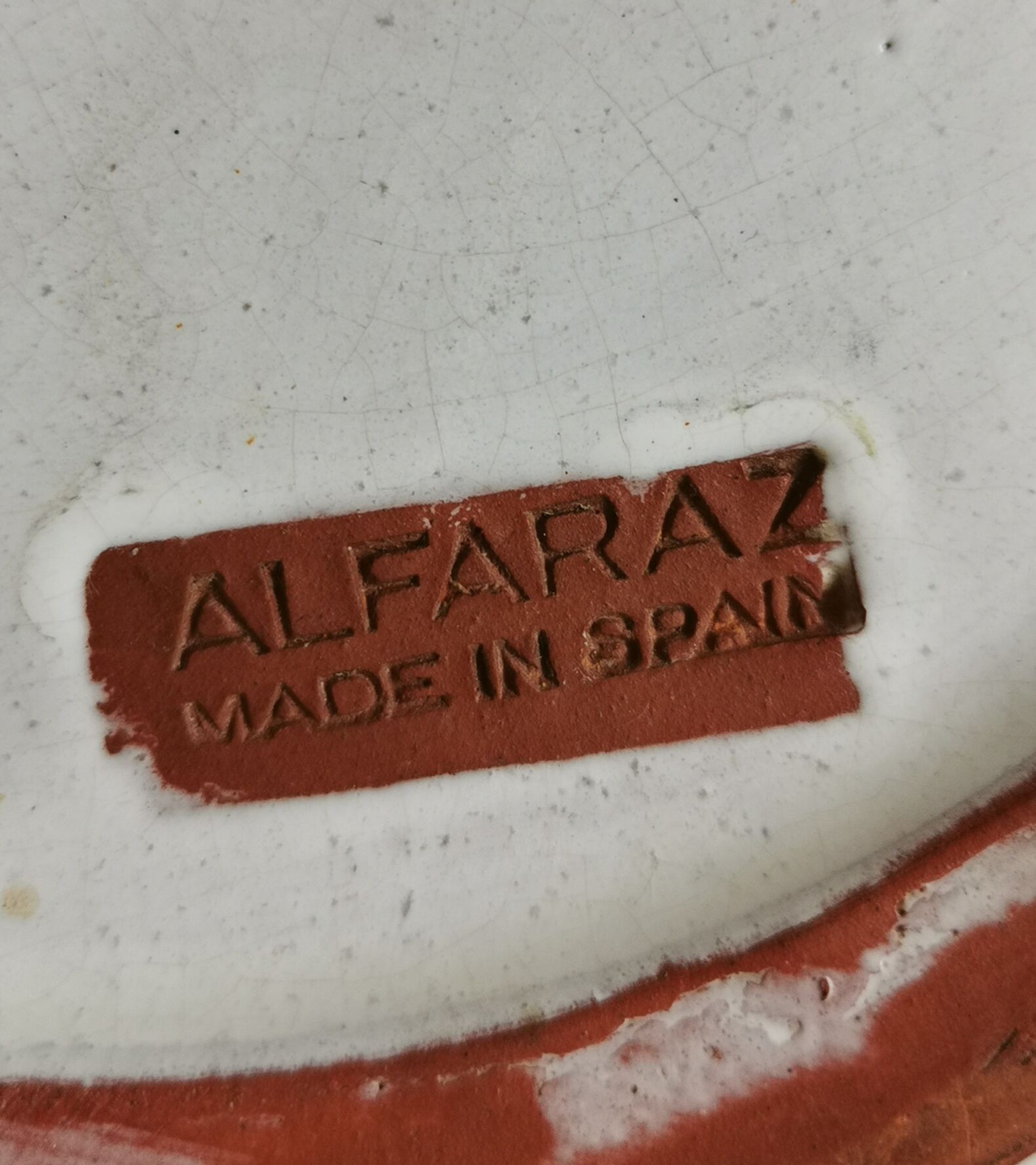 Modernist ashtray Alfaraz ceramic art