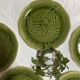 Lot de 5 assiettes en majoline Choisy le Roi XIX