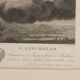 Old etching signed Paolo Caronni "Vision of Ezekiel" 1825