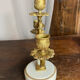 Pair of bronze and marble candelabra, France, 19th century