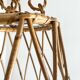 60s rattan pendant light