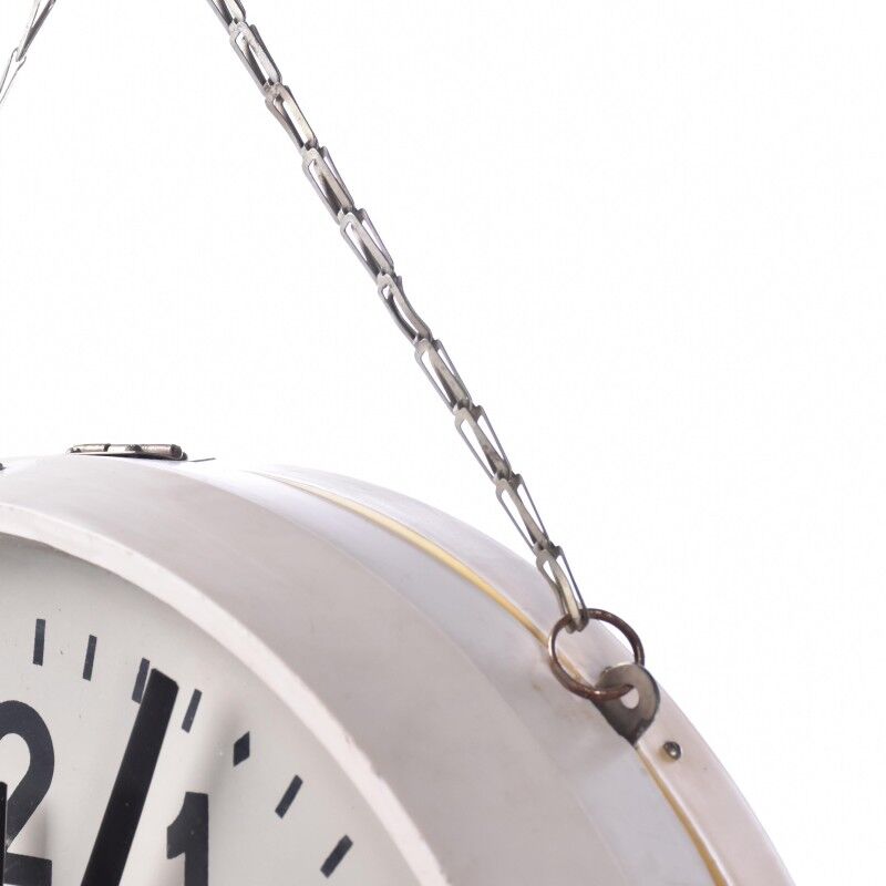 Double vintage station clock