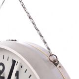 Double vintage station clock