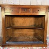 Walnut shop counter from the Louis Philippe period.