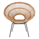 Fauteuil Corolle en rotin - 1960