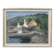 Erik Almgren, Swedish Modern Landscape, 1960s, Oil on Canvas, Framed