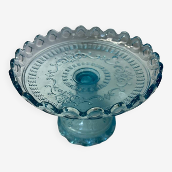 Old molded glass bowl