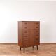 Mid-Century Danish Teak Chest of Drawers, 1960s.