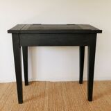 Old black desk