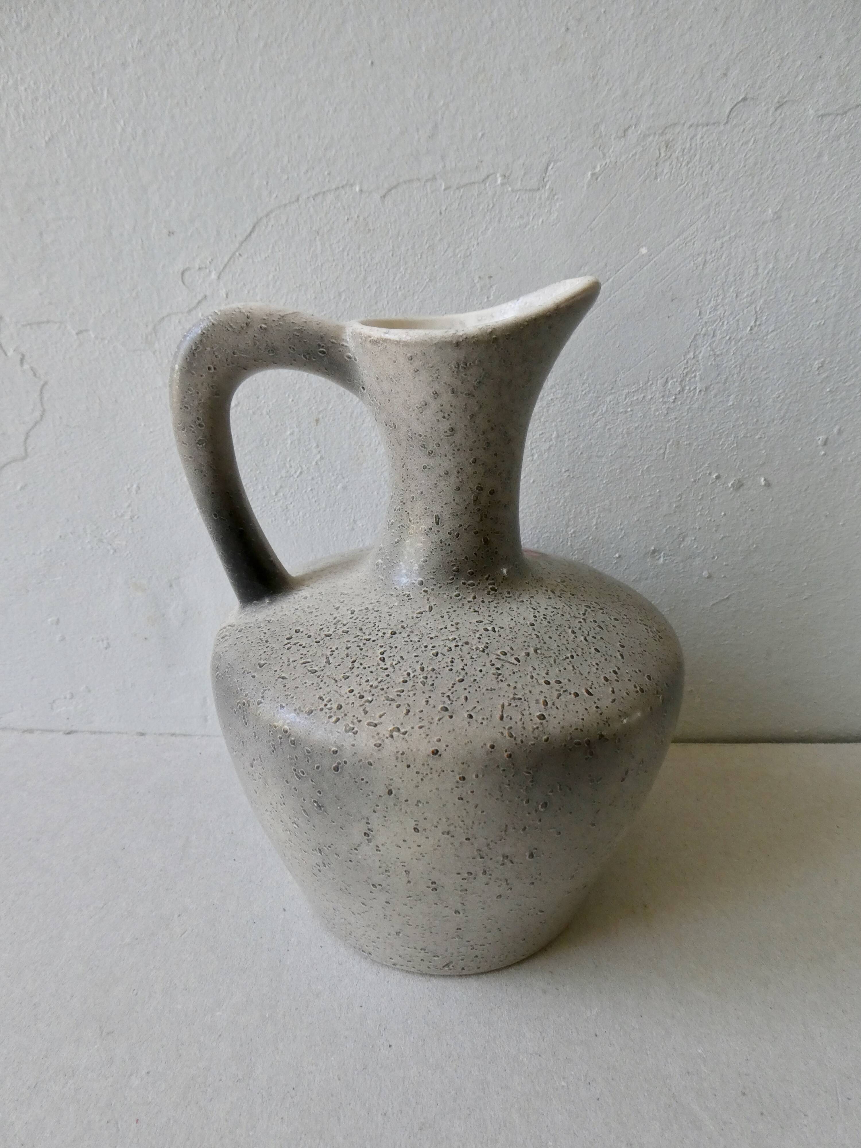 Poel Laval ceramic pitcher 60s