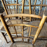 Cane bistro chairs
