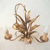 Chandelier brass ears of wheat