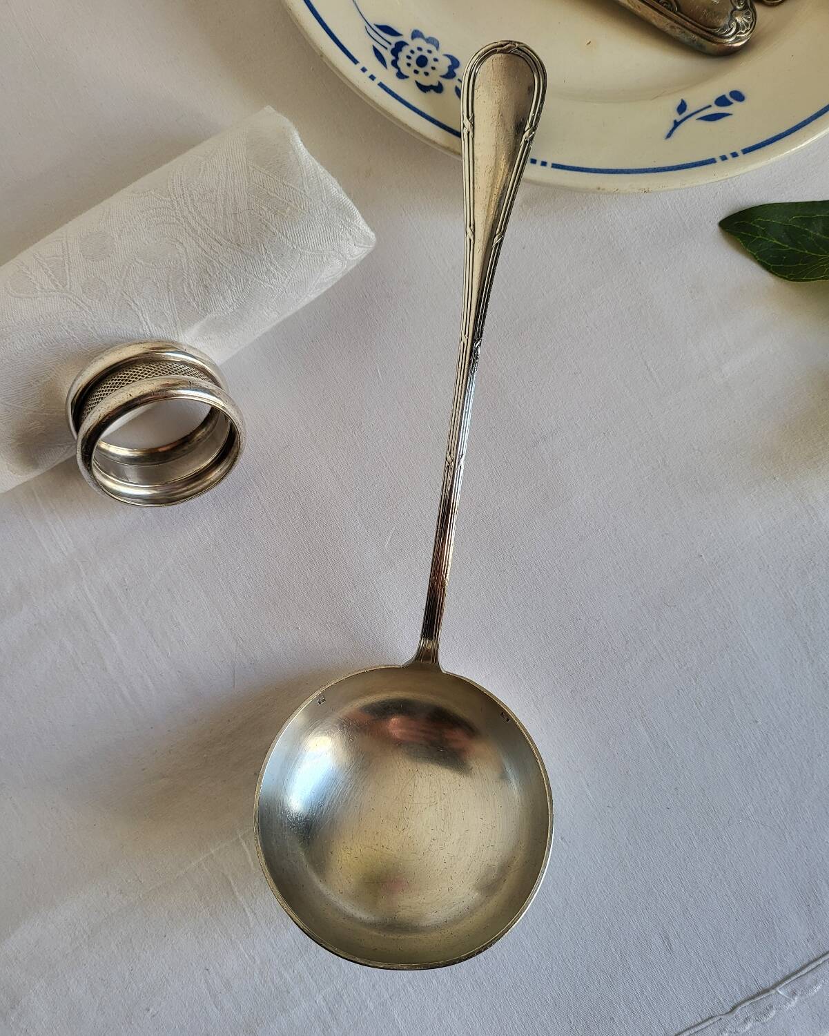 Silver Metal Sauce Ladle