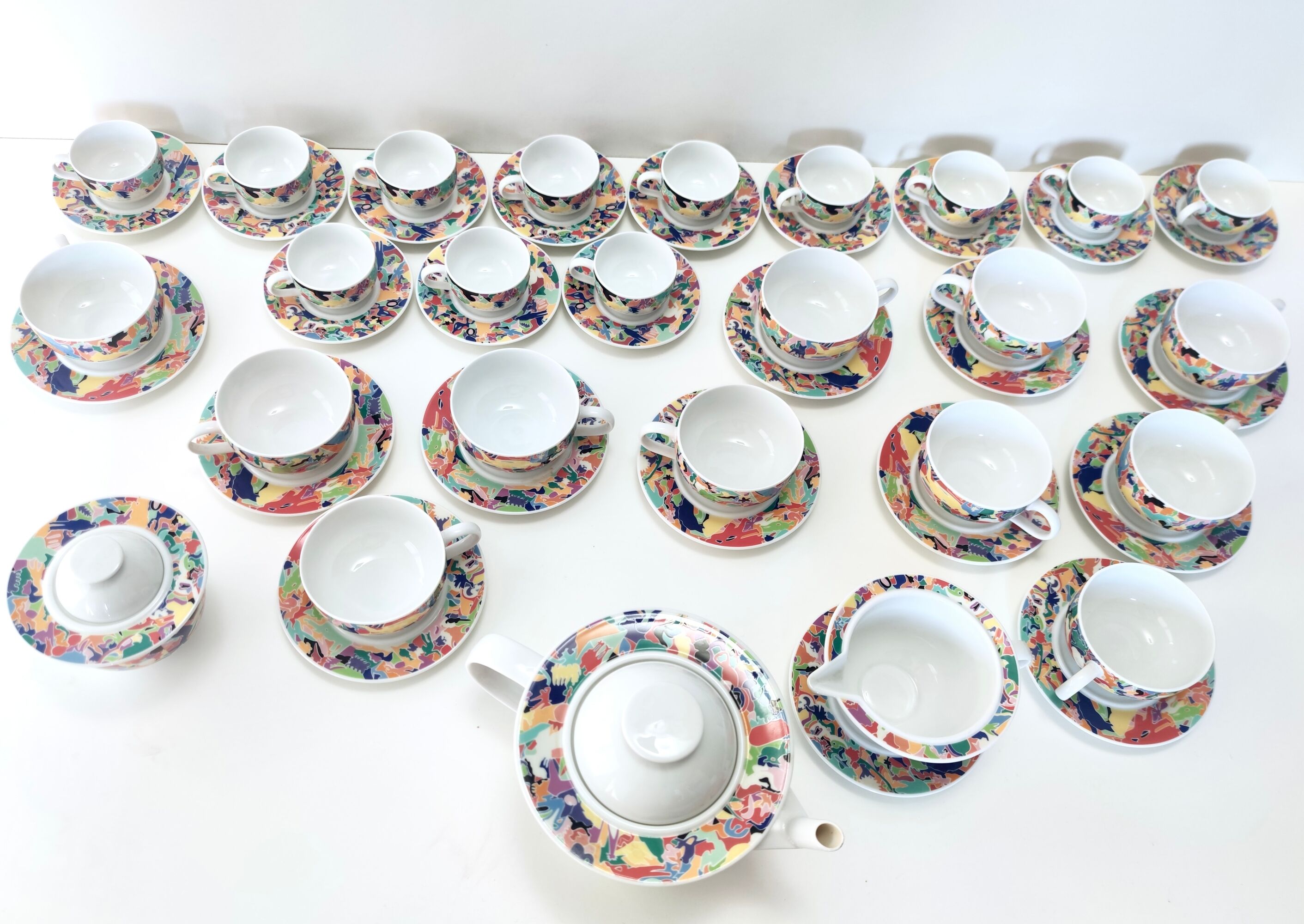 26-Piece Breakfast Set "La Bella Tavola" by Ettore Sottsass for Alessi, 1993