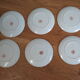 Set of six sub-cups or dessert plates