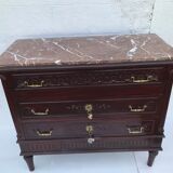 Commode ancienne dessus marbre