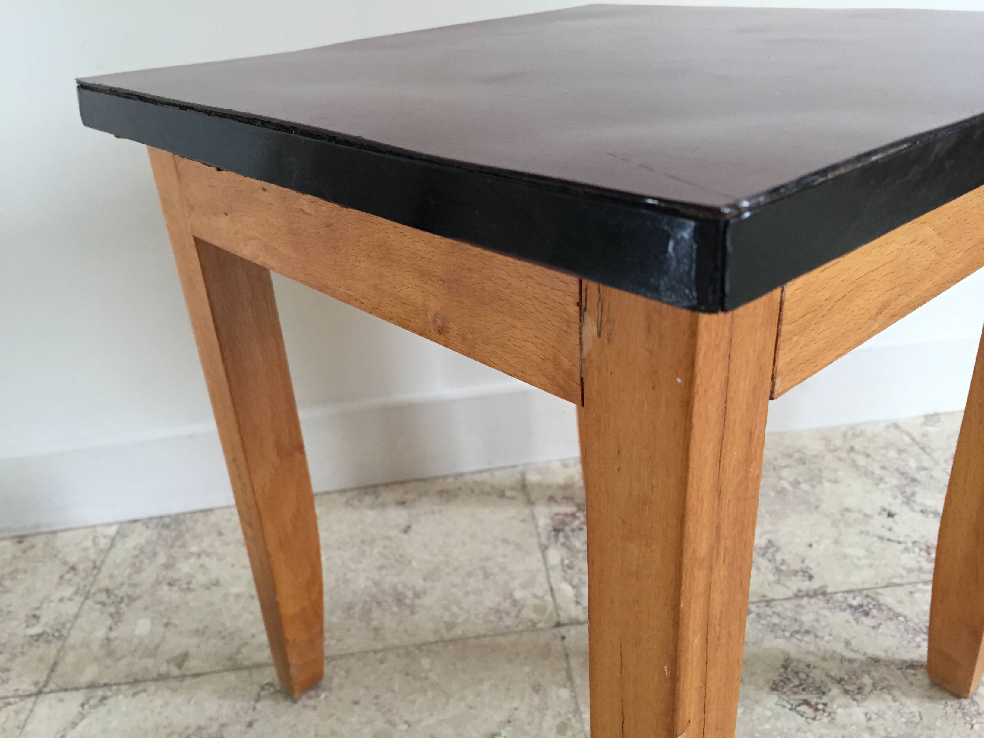 Vintage Formica and Wood Coffee Table