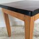 Table basse en formica et bois vintage