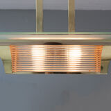 Brass art deco Atelier Petitot ceiling light