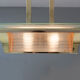 Brass art deco Atelier Petitot ceiling light