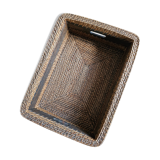 Wooden and wicker top