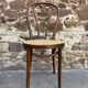 2 bistro chairs curved wood 1960 Restaurant cafe chairs french