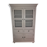 Vintage wire mesh cabinet