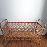 Rattan crib/child