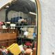 Vintage Mirror With Brass Gold Frame