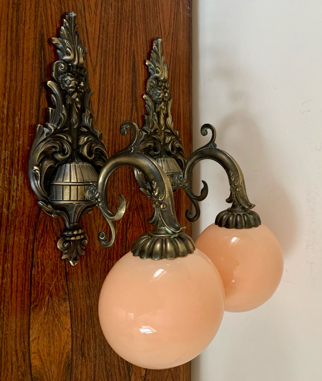 Pair of antique wall sconces