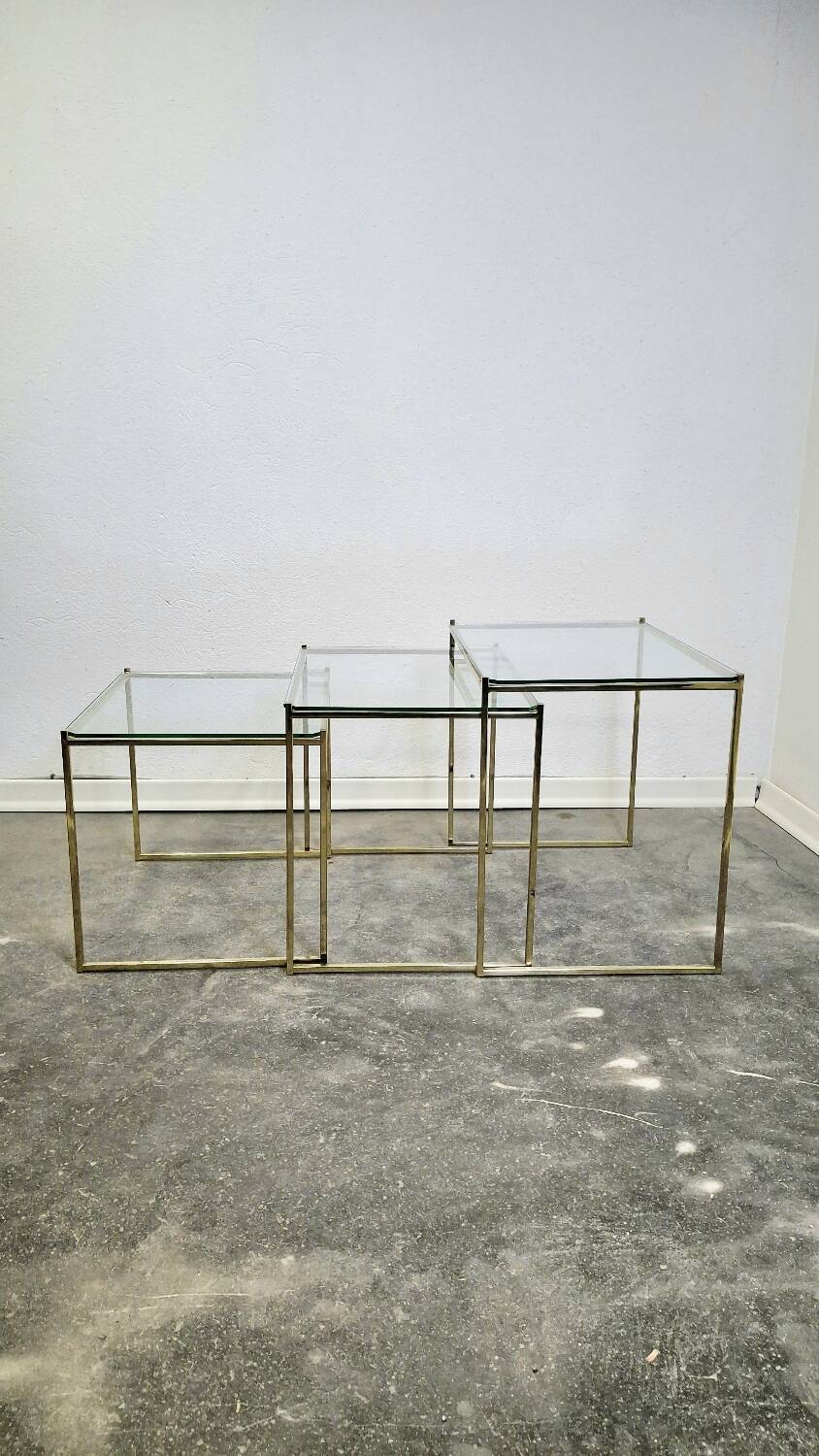 70s Regency Nesting Tables (Set of 3)