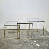70s Regency Nesting Tables (Set of 3)