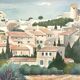 Aquarelle Village provençal
