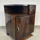 Art Deco metal bedside table