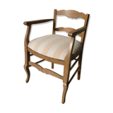 Low back armrest chair