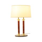 Vintage Lusterie Deknudt Table Lamp Hollywood Regency Style