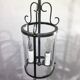 2-light wrought iron lantern