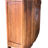 Low art nouveau sideboard in walnut