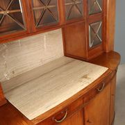 Buffet en acajou, marbre et érable, Italie, XXe siècle